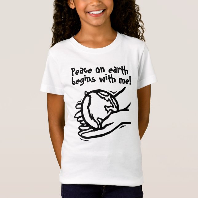 Weltfrieden beginnt mit mir! T-Shirt (Vorderseite)