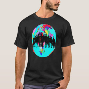 Weltfrieden Bewusstsein der Menschheit Liebe Kindn T-Shirt