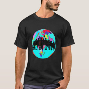 Weltfrieden Bewusstsein der Menschheit Liebe Kindn T-Shirt