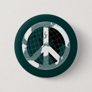 Weltfrieden Button