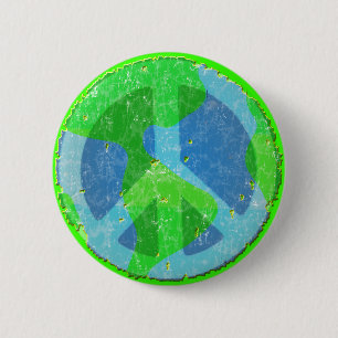 Weltfrieden Button