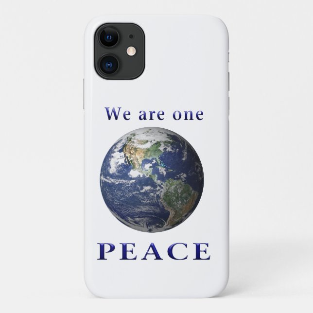 Weltfrieden Case-Mate iPhone Hülle (Rückseite)