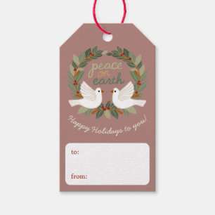 Weltfrieden Docks Weihnachtsfeiertage CUSTOM Geschenkanhänger