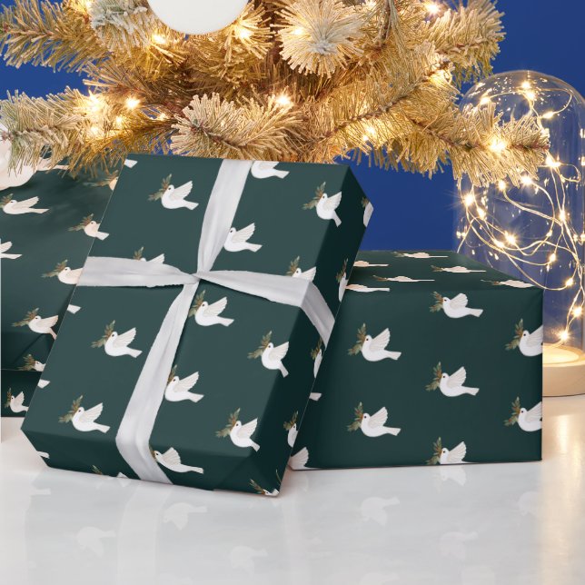 Weltfrieden Docks Weihnachtsfeiertage CUSTOM Geschenkpapier (Feiertage)
