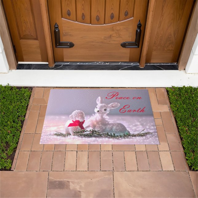 Weltfrieden Doormat Fußmatte (Außenbereich)
