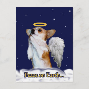 Weltfrieden Dott Angel Postkarte