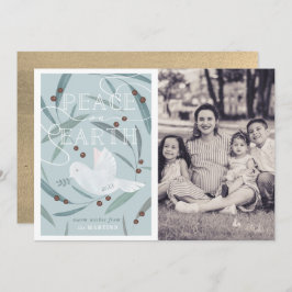 Weltfrieden Dove Blue Foto Weihnachtskarte Einladung