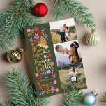 Weltfrieden Dove Floral Folk Art Green Foto Feiertagskarte<br><div class="desc">Unser Weltfrieden Weihnachts-Wohnung mehrfache Fotokarte wird durch die Schönheit und den Stil der skandinavischen Volkskunst inspiriert, aber mit einem modernen und Vintagen Fackel. Unser Design vermittelt eine Welt aus Hoffnung, Liebe und Frieden, die durch Kunst, Bilder und Farbe dargestellt wird. Tiefe Kontraste werden mit fröhlichen, leuchtenden Farben wie Rot, Gelb,...</div>