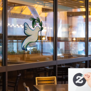 Weltfrieden Dove of Hope Fensteraufkleber