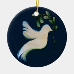 Weltfrieden Dove of Hope Keramik Ornament