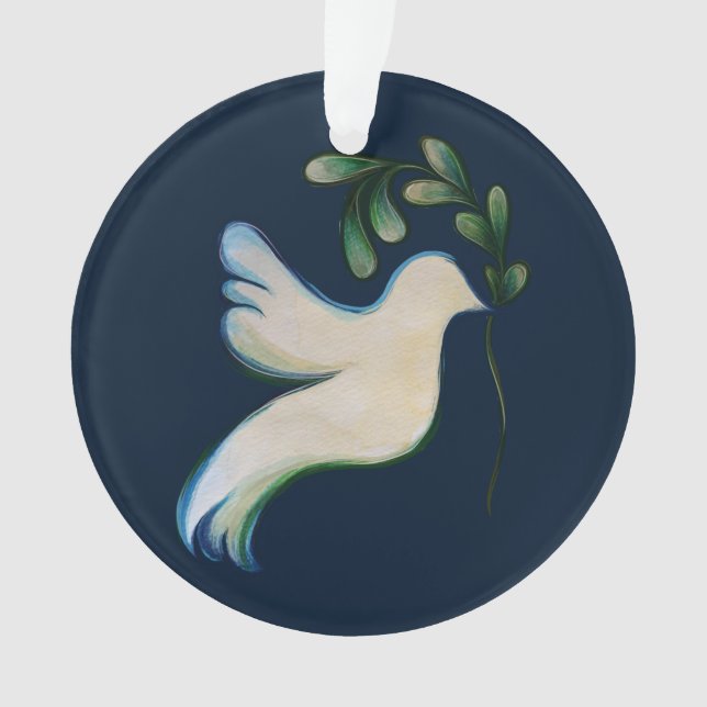 Weltfrieden Dove of Hope Ornament (Vorderseite)
