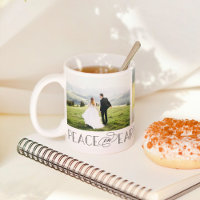 Weltfrieden-EDITABLE-FARBE-Tasse für benutzerdefin
