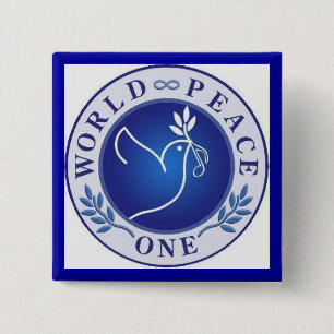Weltfrieden eins button