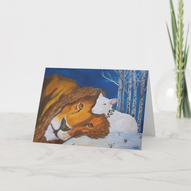 Weltfrieden Feiertagskarte (Vorderseite)