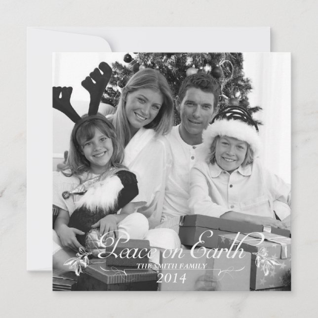 Weltfrieden Feiertagskarte (Vorderseite)