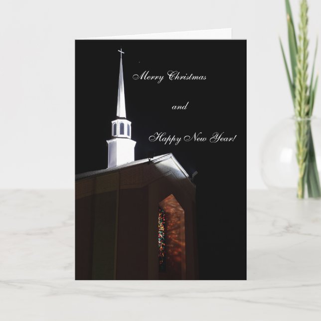 Weltfrieden Festverglaste Weihnachtskarte Feiertagskarte (Vorderseite)