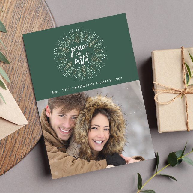 Weltfrieden | Fotokarte für den Urlaub Feiertagskarte (Von Creator hochgeladen)