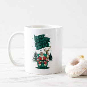 Weltfrieden Gerechtigkeit für alle Kaffeetasse