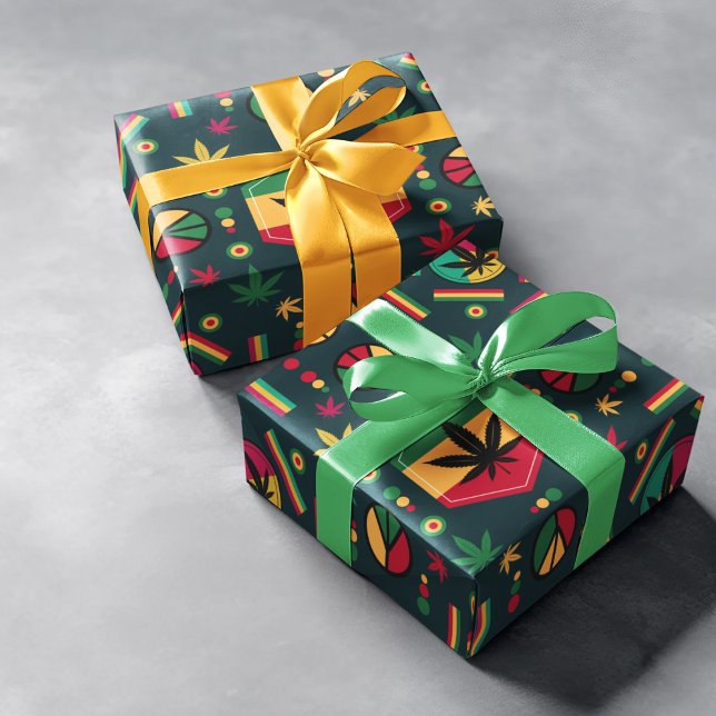 Weltfrieden Geschenkpapier Set (wrapping paper sheets for birthday packing, gifting, wrapping paper christmas, shop now.)