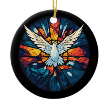 Weltfrieden gesteinigtes Glas Dose Weihnachtsdesig