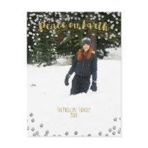 Weltfrieden Gold Silver Holiday Weihnachten Foto