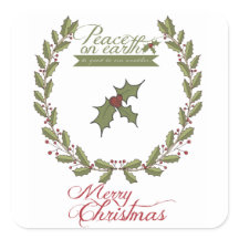 Weltfrieden Holiday Stickers