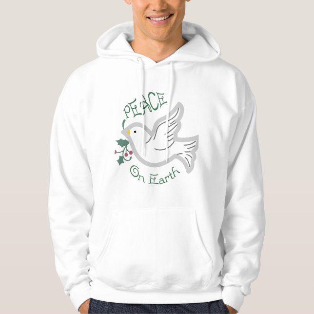 Weltfrieden Hoodie (Vorderseite)