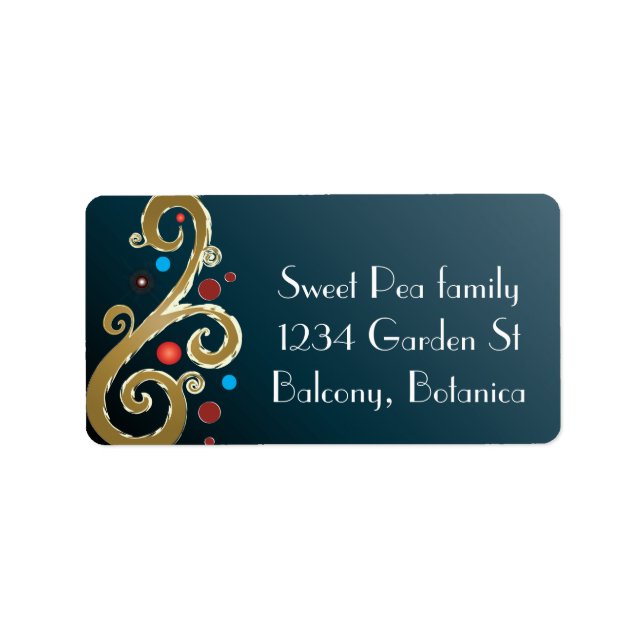 WELTFRIEDEN I ADRESSAUFKLEBER (Vorne)