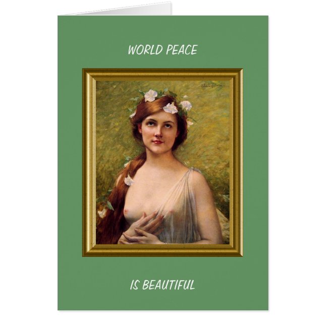 WELTFRIEDEN IST SCHÖN (Vorne)