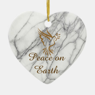 Weltfrieden Keramik Ornament