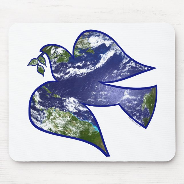 Weltfrieden Mousepad (Vorne)