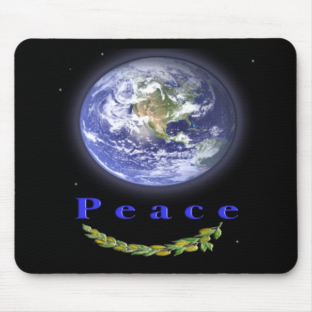 Weltfrieden Mousepad (Vorne)