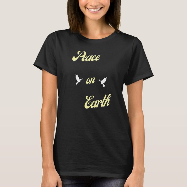Weltfrieden ohne Krieg T-Shirt (Vorderseite)