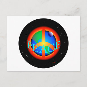 WELTFRIEDEN POSTKARTE