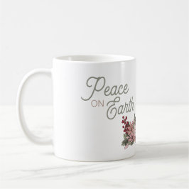 Weltfrieden Rosa Blume und Kaninchen Kaffeetasse
