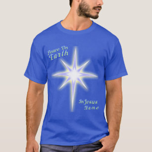 Weltfrieden. Sterne von Bethlehem . Jesus Name T-Shirt