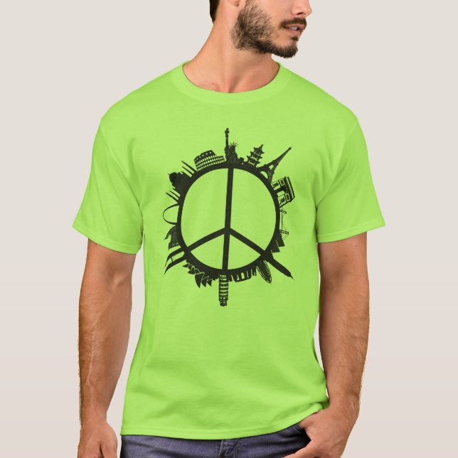 Weltfrieden T-Shirt (Vorderseite)