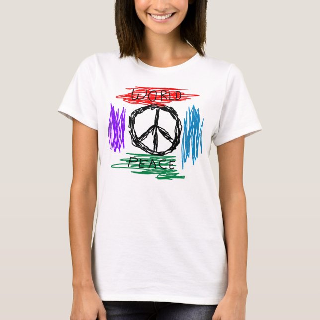 Weltfrieden T-Shirt (Vorderseite)