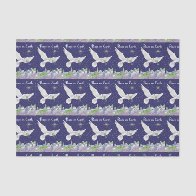 Weltfrieden-Tissue-Papier Seidenpapier (Vorderseite)