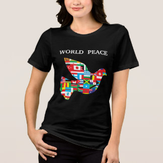 Weltfrieden Tri-Blend-Shirt Tri-Blend Shirt