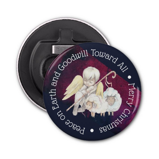 Weltfrieden und guter Wille zum allumfassenden Hir Flaschenöffner (Vorderseite)