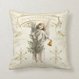 Weltfrieden Vintag Angel Throw Kissen