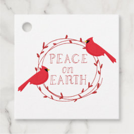 Weltfrieden Weihnachts-Kardinal Geschenkanhänger
