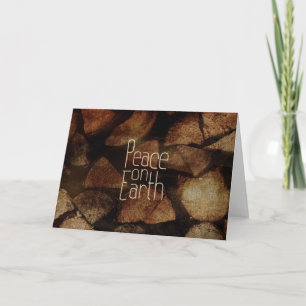 Weltfrieden Weihnachtsdesign Karte