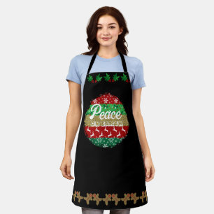 Weltfrieden Weihnachtsgeschenk - Feiertag Backen Schürze