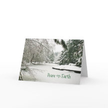 Weltfrieden Weihnachtskarte