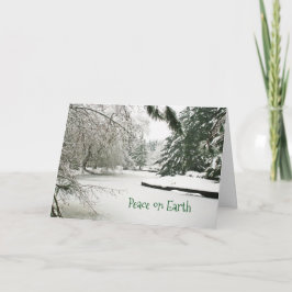 Weltfrieden Weihnachtskarte Feiertagskarte
