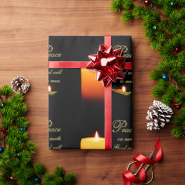 Weltfrieden Weihnachtswackelpapier Geschenkpapier