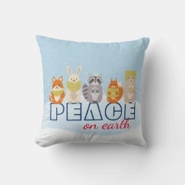 Weltfrieden Woodland Animals Kissen