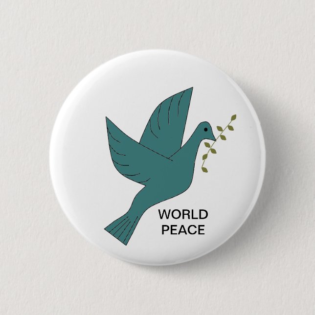 WELTFRIEDENSBUTTON BUTTON (Vorderseite)